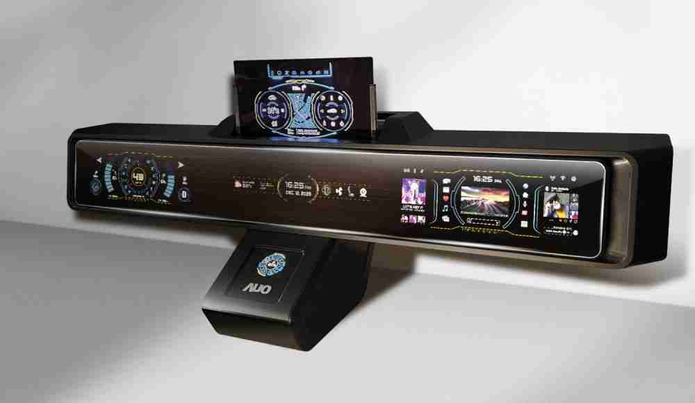 传奇国际Micro LED沉浸式车舱显示方案结合 可卷式、、、、可伸缩的Micro LED应用并可呈现不同的质感纹路，，展现人性化设计