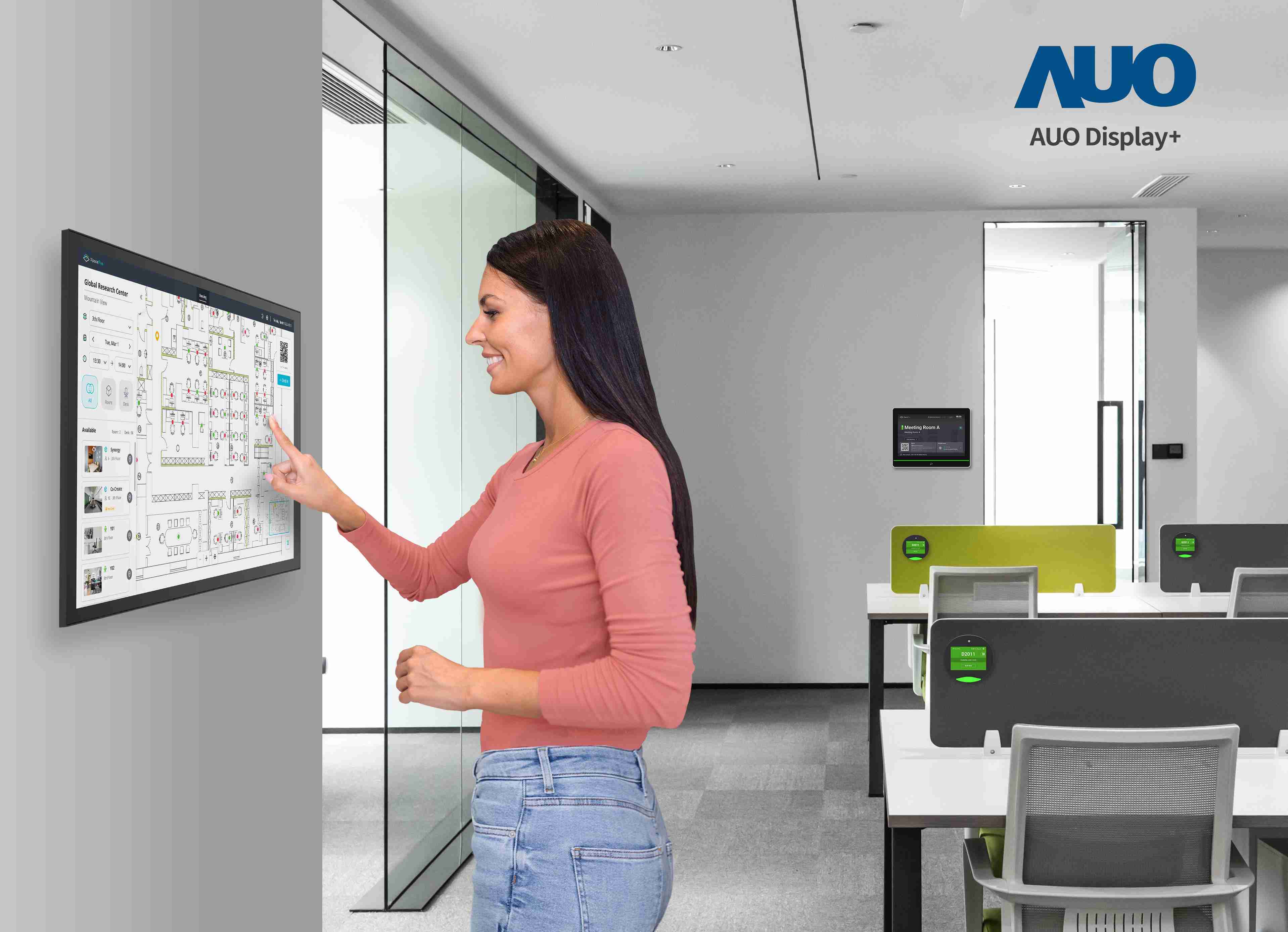 达擎会议空间管理解决方案可应用于空间预约和管理流程，，将办公空间的查询、、预约和保留等流程自动化，，，，为用户提供更灵活、、弹性的工作模式